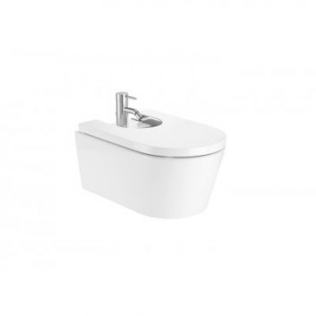 Závěsný bidet Roca Inspira Round 370x560x250mm bílá- sanitbuy.pl