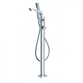 Vanová baterie Omnires Darling volně stojící, chrom, wys. 106 cm, dł. wylewki 21,5 cm, chrom- sanitbuy.pl