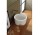Umyvadlo na postavení na desku Scarabeo Bucket 35x22 cm bez přepadu bílá