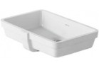 Umyvadlo Duravit Vero pod desku, bez otvoru pro baterii, z přepadem, 48,5x31,5 cm, bílá