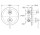 Baterie podomítková Omnires Armance chrom 3-propustná