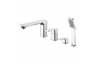 Vanová baterie 4otvorová Omnires Apure kompletní chrom výtokové rameno 20,4cm