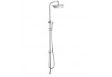 Sprchový systém Omnires Micro/K chrom horní sprcha 20cm, výška 88-114cm