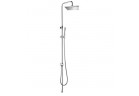 Sprchový systém Omnires Micro/K chrom horní sprcha 20cm, výška 88-114cm