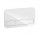 Splachovací tlačítko Villeroy&Boch ViConnect Glass, Glossy White, 26.9 x 16 cm, 2 zakresowy