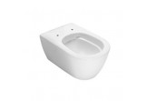Mísa WC závěsná Hatria Fusion 355 x 540 mm závěsná bez kołnierza bílá