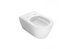 Mísa WC závěsná Hatria Fusion 355 x 540 mm závěsná bez kołnierza bílá
