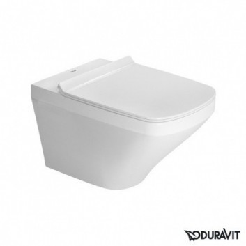 Mísa WC Duravit DuraStyle podvěsná Rimless 37x54 cm, s hlubokým splachováním, bílá s povrchem WonderGliss- sanitbuy.pl