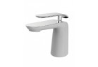 Umyvadlová baterie Art Platino Emira Páková výška 16.6cm chrom/bílá 