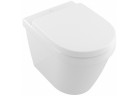 Toaleta WC stojící Villeroy & Boch Architectura 37x54 cm s hlubokým splachováním DirectFlush bez kołnierza wewnętrznego, odtok vodorovný, bílá Weiss Alpin 