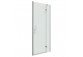 Dveře sprchové Omnires Manhattan 100x195 cm wejście 65 cm szklane sklopné, sklo čiré profil chrom EasyClean- sanitbuy.pl