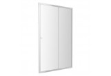 Dveře sprchové Omnires Bronx szklane, posuvné 110x185 cm sklo čiré profil chrom 