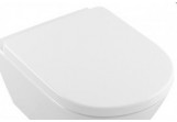 Sedadlo s pozvolným sklápěním Villeroy&Boch Subway 2.0, bílá