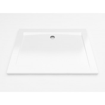 Čtvercová sprchová vanička compact vysoký Excellent Forma 900x900mm akrylátový bílý- sanitbuy.pl