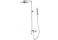 Sprchový panel Fromac s baterií termostatickou horní sprcha 25cm chrom- sanitbuy.pl