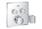 Baterie termostatická Grohe Grohtherm SmartControl 2-přijimače vody z zintegrowanym przyłączm i držákem sprchovým chrom 