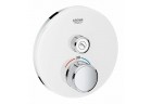 Baterie podomítková Grohe Grohtherm SmartControl termostatická 1-přijímač vody bílý