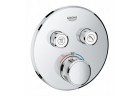Baterie podomítková Grohe Grohtherm SmartControl termostatická 2-přijimače vody chrom
