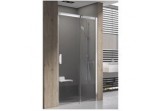 Dveře sprchové Matrix MSD2-110, dwuelementowe, 1075-1115 x 1950, satén + transparent 