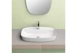 Zápustné umyvadlo Catalano Green Lux 65x42 cm otvor na baterii, bez přepadu, zelená matná - sanitbuy.pl