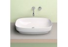 Umyvadlo na postavení na desku Catalano Green Lux 50x38 cm bez otvoru pro baterii, bez přepadu bílý matnáný
