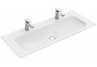 Umyvadlo nábytkové Villeroy&Boch Finion 1200x500 mm bez přepadu, do dwóch armatur 1-otworowych, White Alpin CeramicPlus