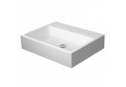 Závěsné umyvadlo Duravit DuraSquare 60x47 cm bez otvoru pro baterii, z přepadem bílá