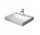 Umyvadlo na postavení na desku Duravit DuraSquare 60x47 cm s otvorem pro baterii, bez přepadu bílá