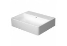 Umyvadlo na postavení na desku Duravit DuraSquare 45x35 cm bez otvoru pro baterii, bez přepadu bílá