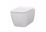 Závěsné wc s funkcí bidetu Idevit Halley 520x360mm Rimless - sanitbuy.pl