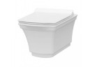 Závěsné wc WC Idevit Neo Classic 52x37mm Rimless se sedadlem s pozvolným sklápěním bílá