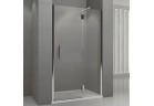 Dveře s pevným prvkem pravé Novellini Modus G 110x195cm čiré sklo, profil chrom