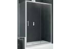Dveře posuvné Novellini Kali 2P 110x195cm sklo čiré, stříbrný profil