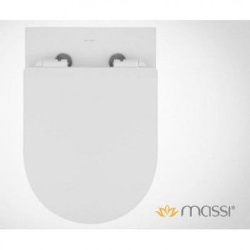Toaleta WC podvěsná Massi Decos PP 36x55x36 cm, bílá - sanitbuy.pl