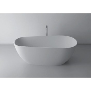 Vana volně stojící Marmite Sandy 170x70x60cm z zintegrowanym přepadem bílá- sanitbuy.pl