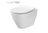 Závěsné wc Cersanit City Oval 50x36cm Clean On bílá ukryty montáž