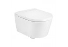 Mísa WC závěsná Roca Inspira Rimless Compacto 37x48 cm bílá 