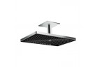 Horní sprcha obdélníková Hansgrohe Rainmaker Select 460 3jet s ramenem stropovým černá/chrom 