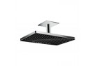 Horní sprcha obdélníková Hansgrohe Rainmaker Select 460 2jet s ramenem stropovým černá/chrom 