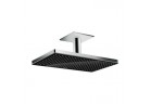 Horní sprcha obdélníková Hansgrohe Rainmaker Select 460 1jet s ramenem stropovým černá/chrom 