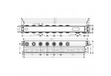 Souprava základní Hansgrohe RainSelect do termostatické batérie na 5 přijímačů 