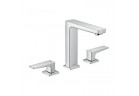 Umyvadlová baterie 3otvorová stojící Hansgrohe Metropol 160 EcoSmart s uzávěrem, chrom 