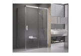 Dveře sprchové Ravak Matrix MSDPS-100/100 R s pevnou stěnou bílá + transparent 