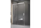 Dveře sprchové Ravak Matrix MSDPS-100/80 L s pevnou boční stěnou bright alu + transparent 