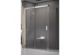 Dveře sprchové Ravak Matrix MSDPS-100/100 L s pevnou boční stěnou bílá + transparent - sanitbuy.pl