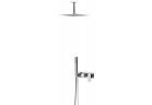 Sprchový set s baterií podomítková i sluchátkem Bruma Linea horní sprcha 20 cm, sunset