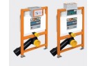 Rám samodzielny WC 50x820 cm JomoTech SLS WERIT z spłuczką i spłukiwaniem dwudzielnym