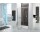 Dveře posuvné Sanplast D2L(P)/FREEZONE 130x190 cm saténový stříbrný profil, W15