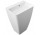Umyvadlo volně stojící Omnires Parma Marble+ 55 cm x 85 cm x 43 cm bílá