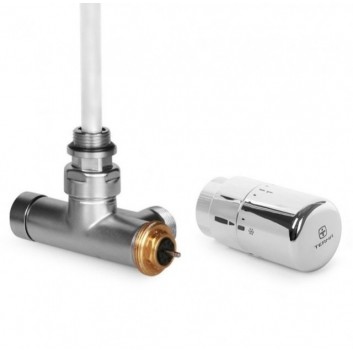 Ventil termostatický rohový s ponornou trubicí Terma, Levý, GZ 3/4' - chrom- sanitbuy.pl